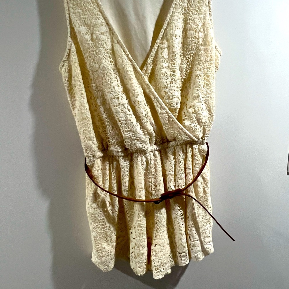 Lace American eagle romper